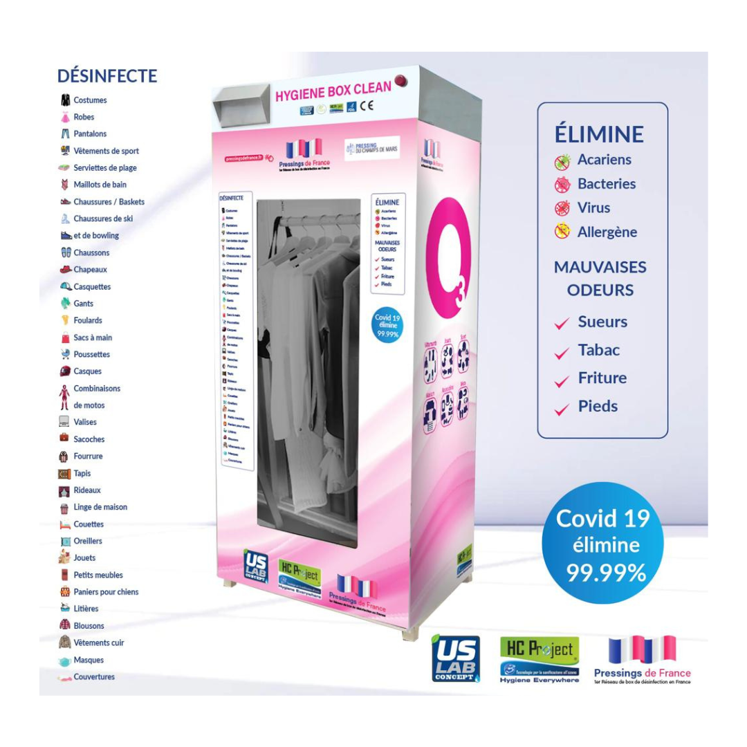 Hygiène Box Clean BCB200 - Pressings de France shopping