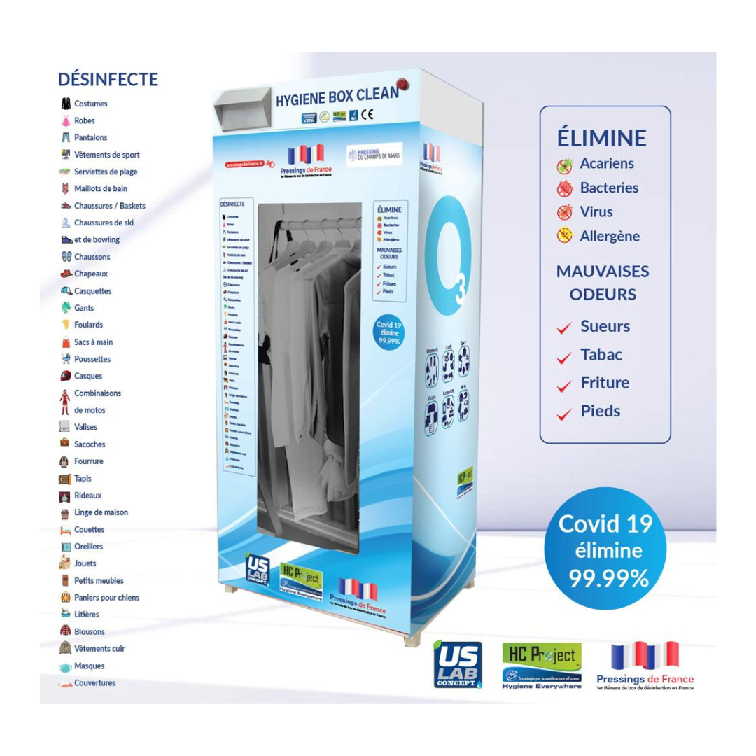 Hygiène Box Clean BCB200 - Pressings de France shopping